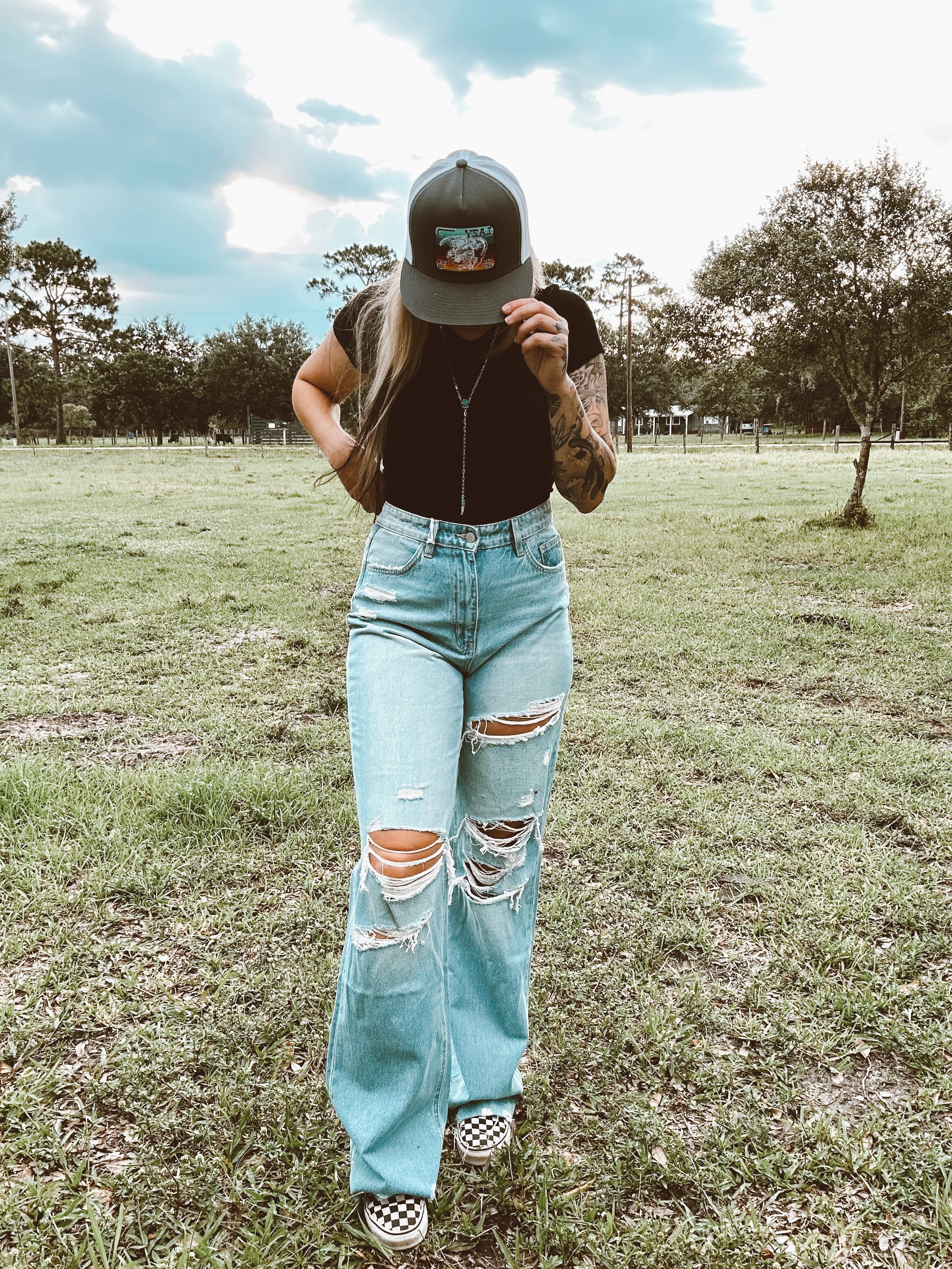 Rylee's 90s Vintage Super High Rise Flare