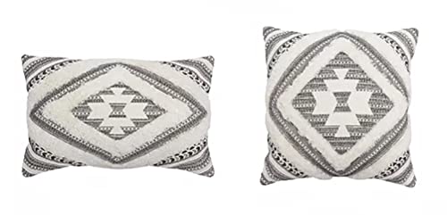 Southwest Diamond Tufted Pillow — Cover or With Insert