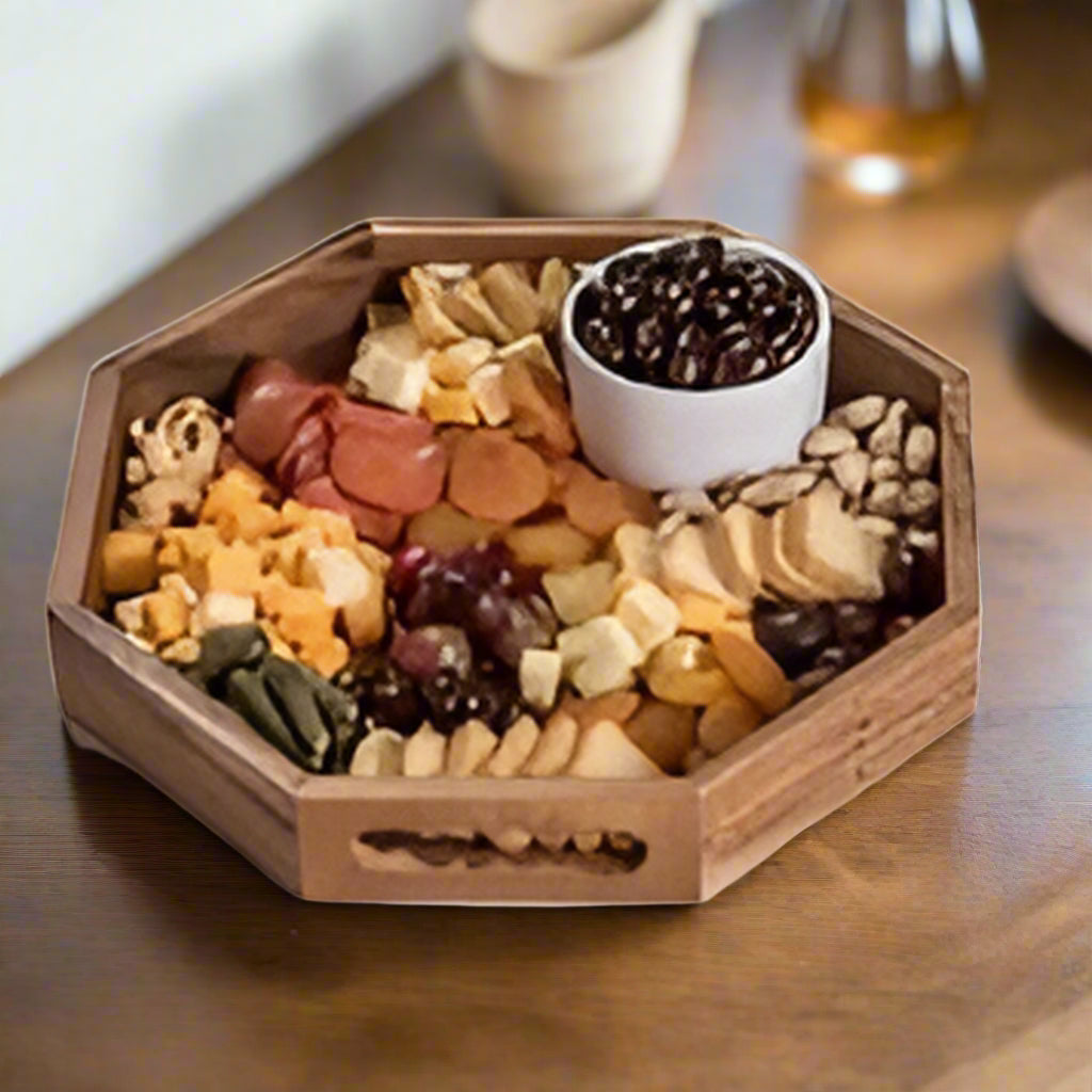 Acacia Octagon Serving Tray