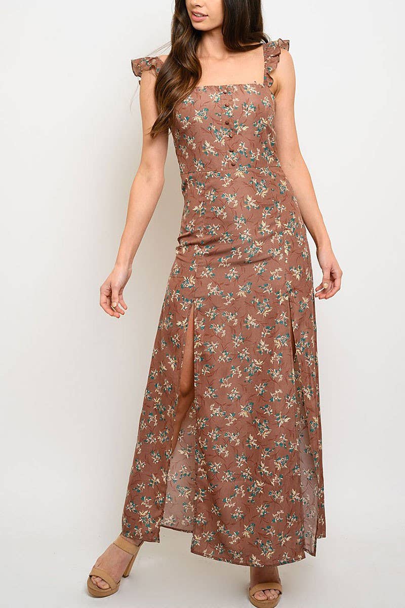 Floral Desert Maxi Dress