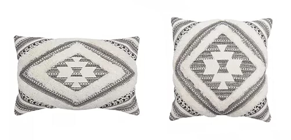 Southwest Diamond Tufted Pillow — Cover or With Insert