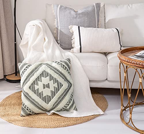 Southwest Diamond Tufted Pillow — Cover or With Insert