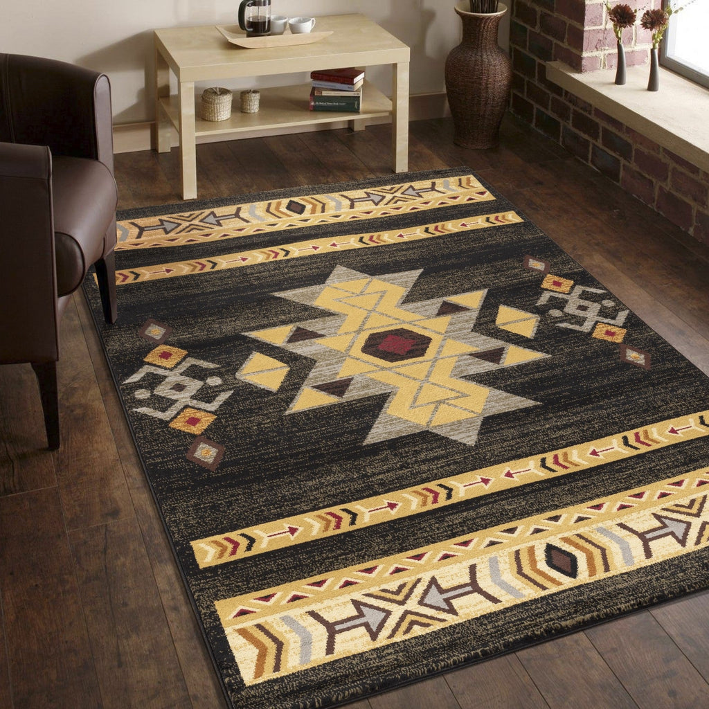 Tribes GC_YLS4004 Southwest-Inspired Area Rug
