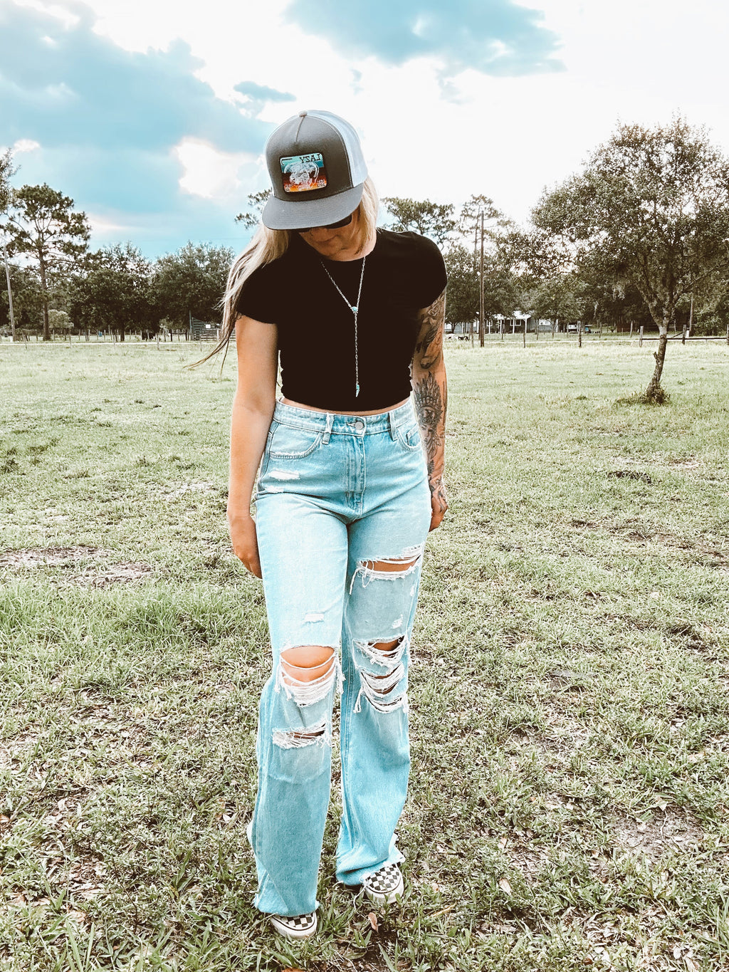 Rylee's 90s Vintage Super High Rise Flare