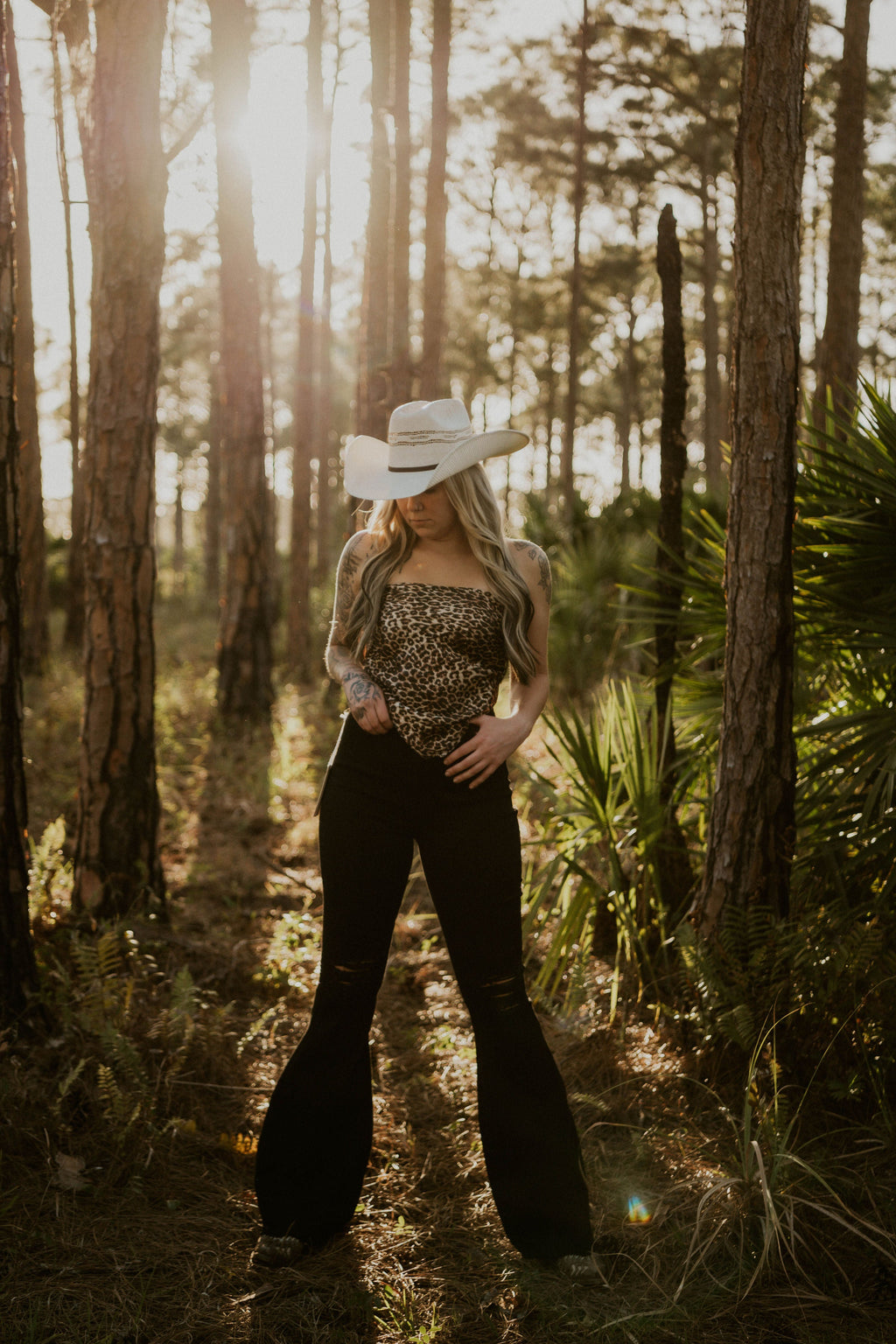 Black High Waisted Bell Bottoms