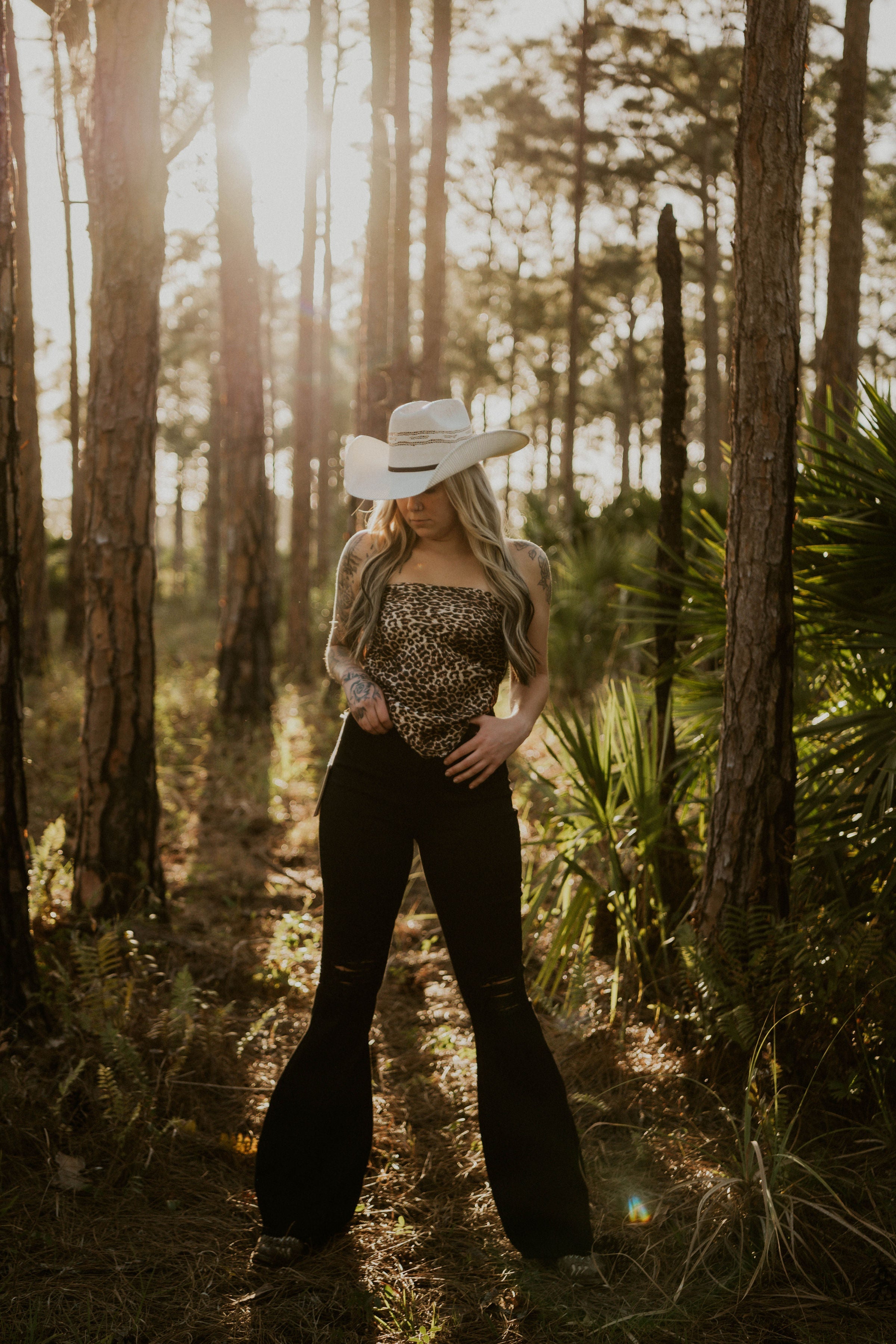 Black High Waisted Bell Bottoms