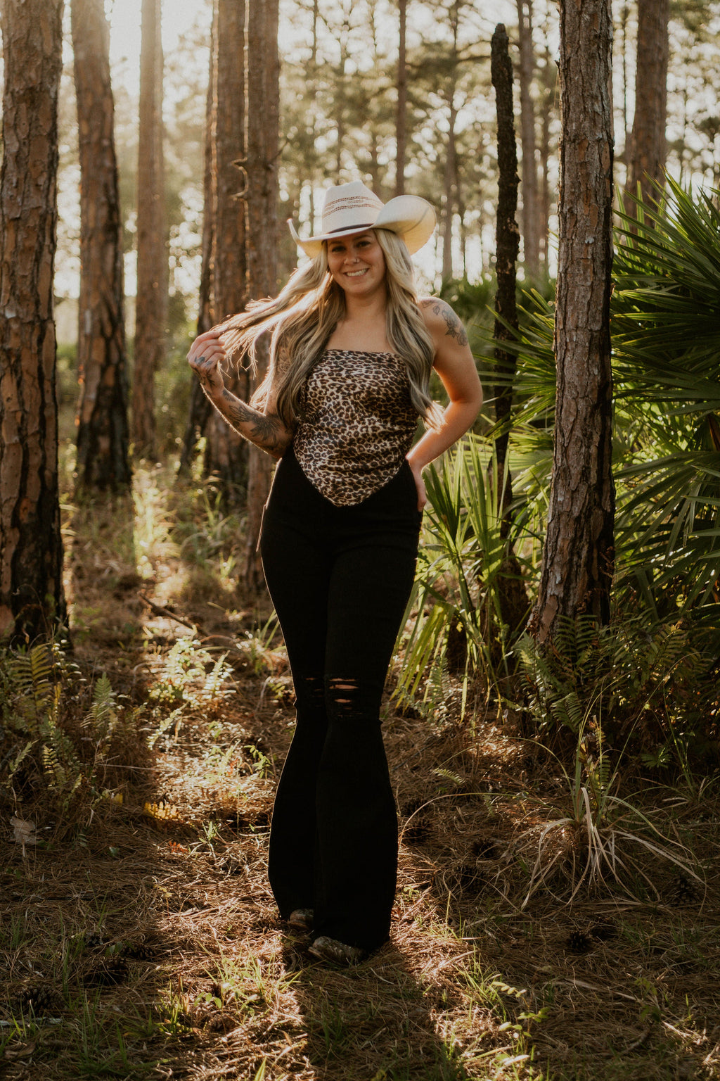 Black High Waisted Bell Bottoms