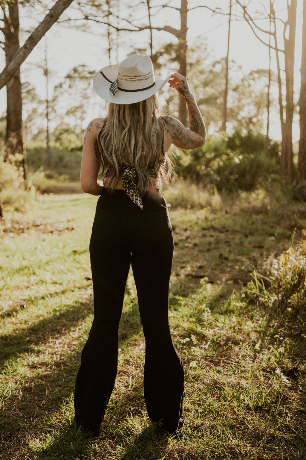 Black High Waisted Bell Bottoms