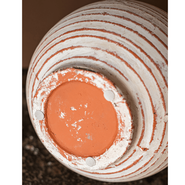 Weathered Terracotta Handled Planter & Vase