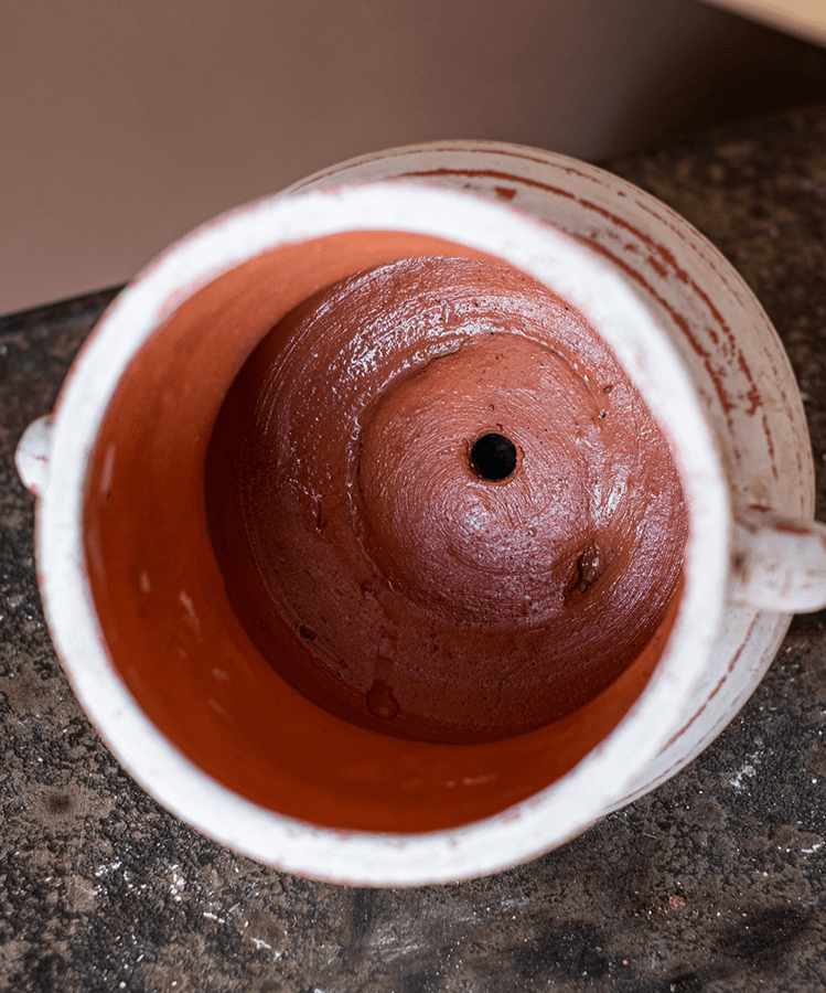 Weathered Terracotta Handled Planter & Vase