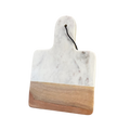 Wood and Marble Mini Charcuterie Board